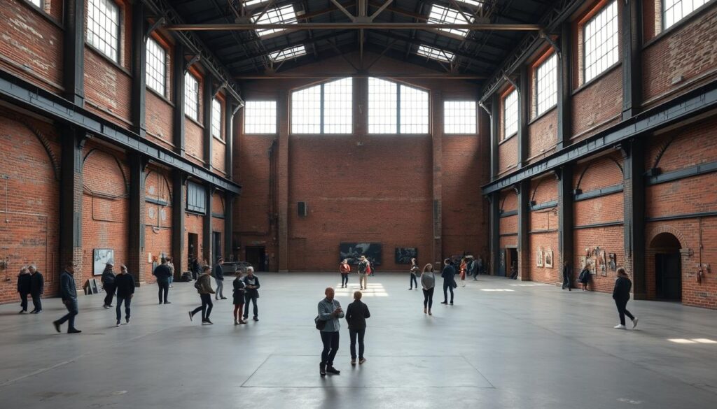 Carriageworks contemporary art space in Sydney showing industrial architecture