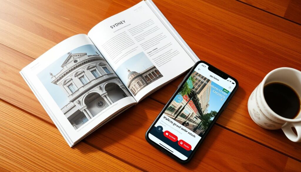Colonial architecture walking tours guidebook and map