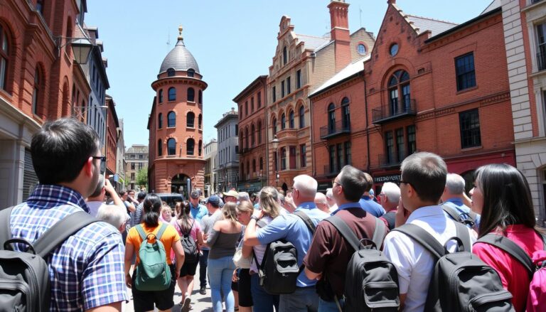 Colonial architecture walking tours in Sydney's The Rocks district