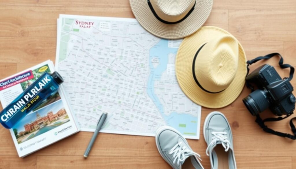 Colonial architecture walking tours preparation map and guidebook