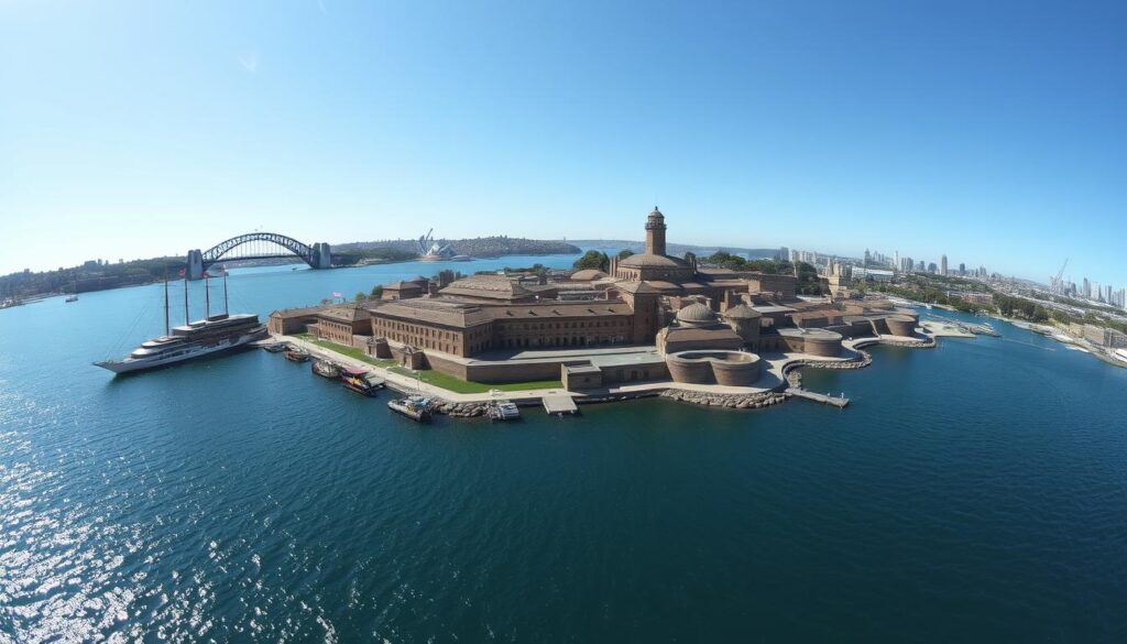Convict history sites Sydney: Cockatoo Island convict buildings