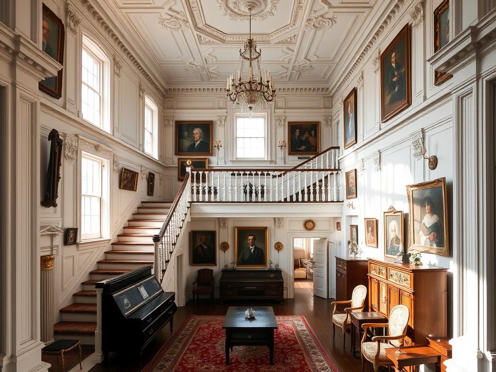 Convict history sites Sydney: Elizabeth Bay House interior
