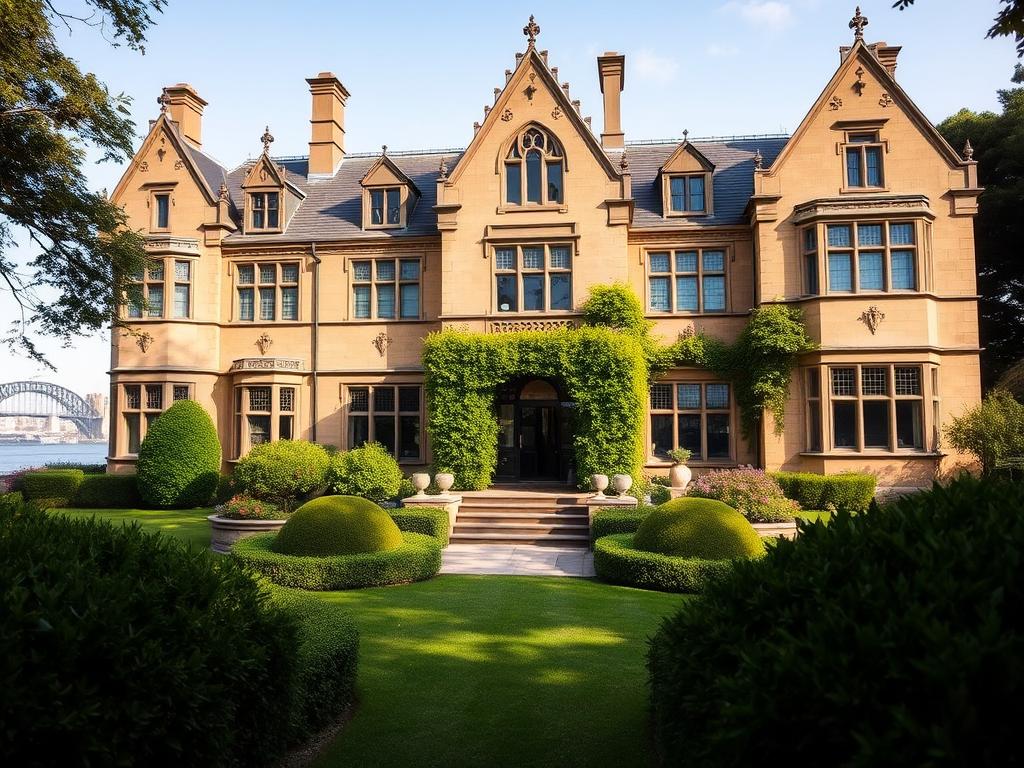 Lindesay mansion: historic houses in Sydney