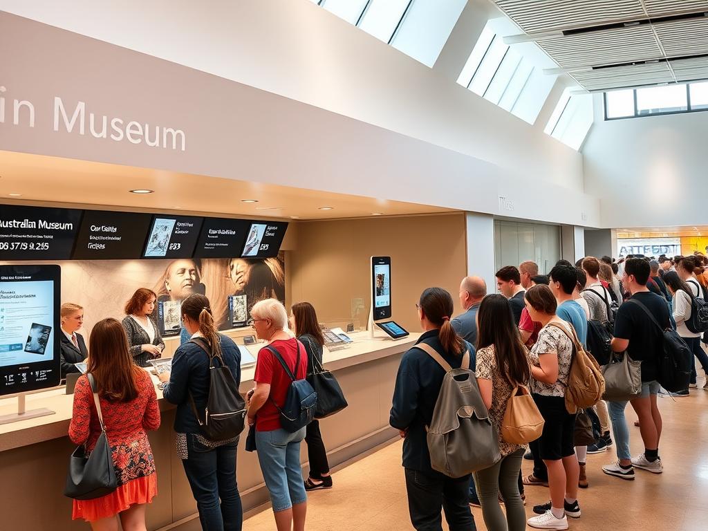 Museum Ticket Counter in Sydney