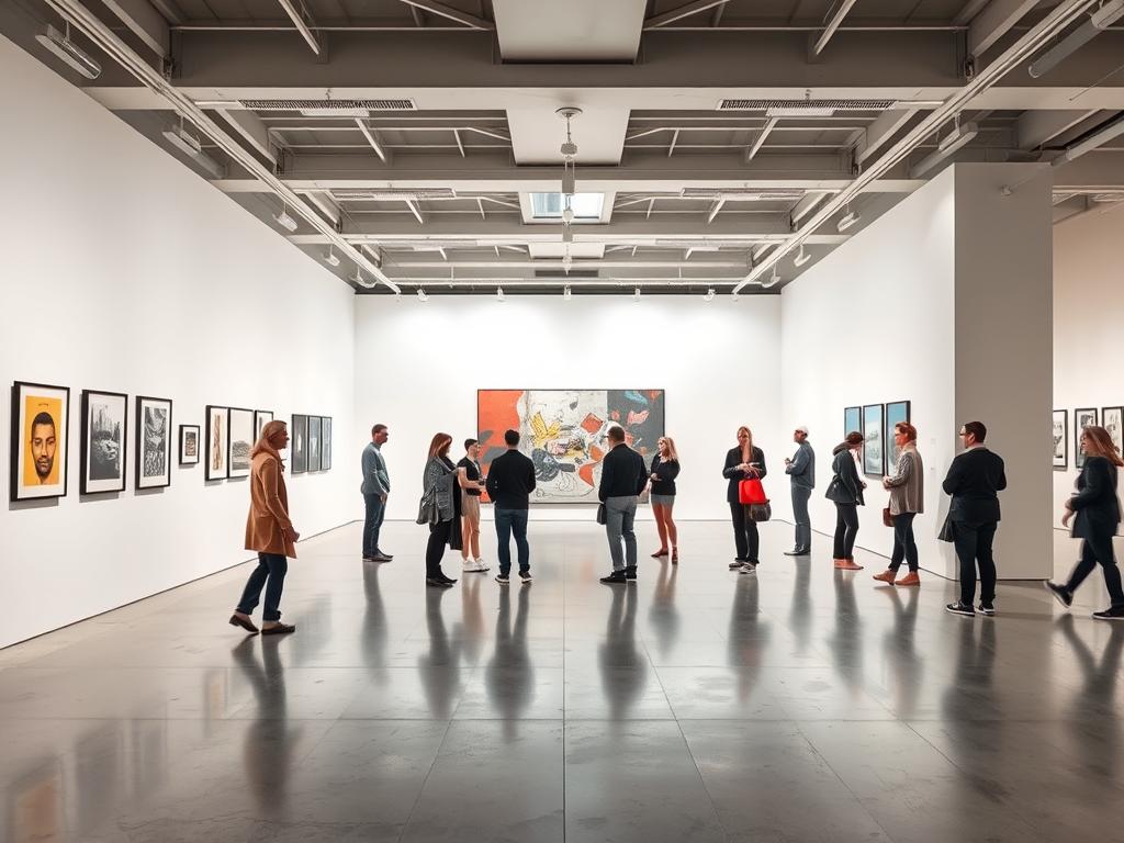 UNSW Galleries exhibition space showing contemporary art installation