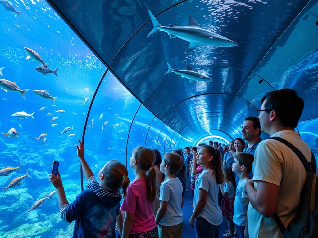 children exploring SEA LIFE Sydney Aquarium family events this weekend