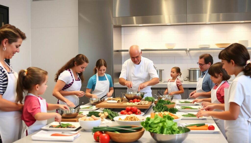 family cooking workshop at Sydney Seafood School family events this weekend