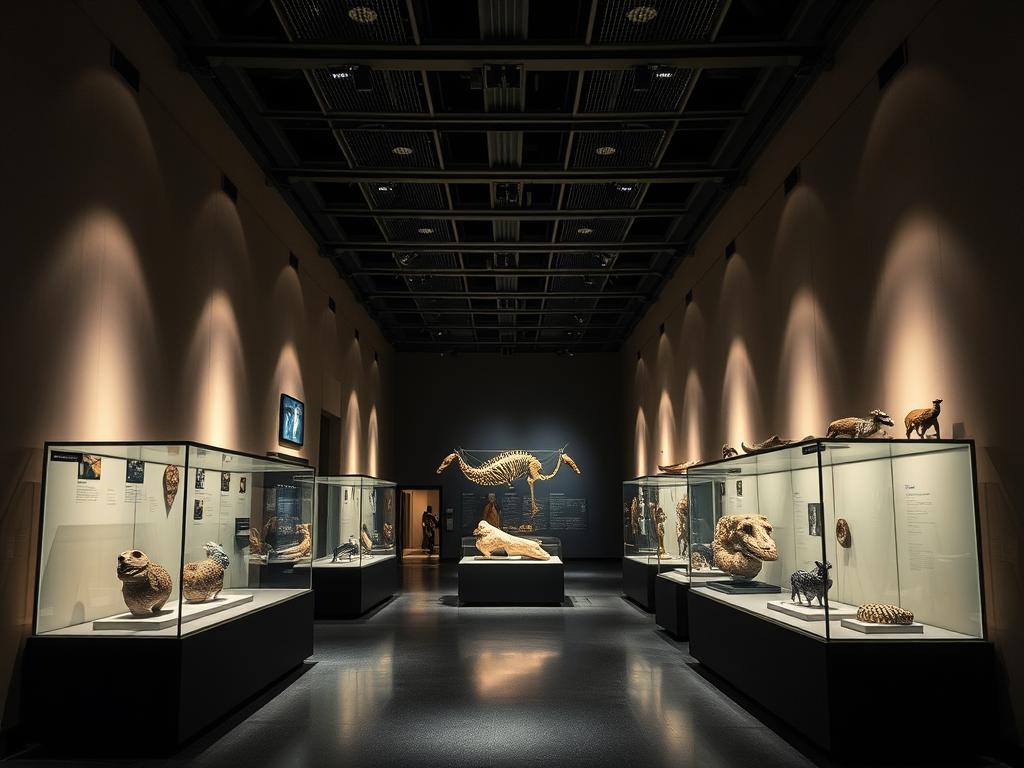 museum photography tips sydney lighting example in Australian Museum