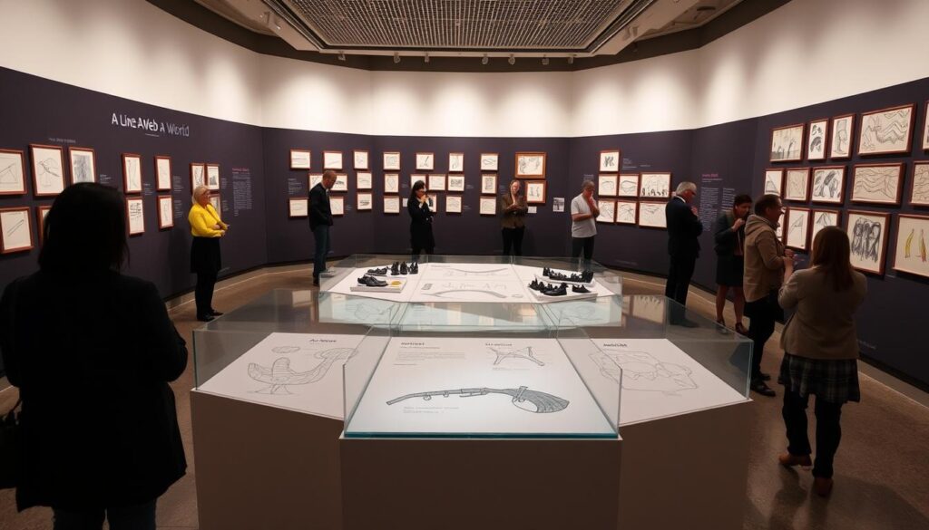 A Line A Web A World exhibition at Powerhouse Museum