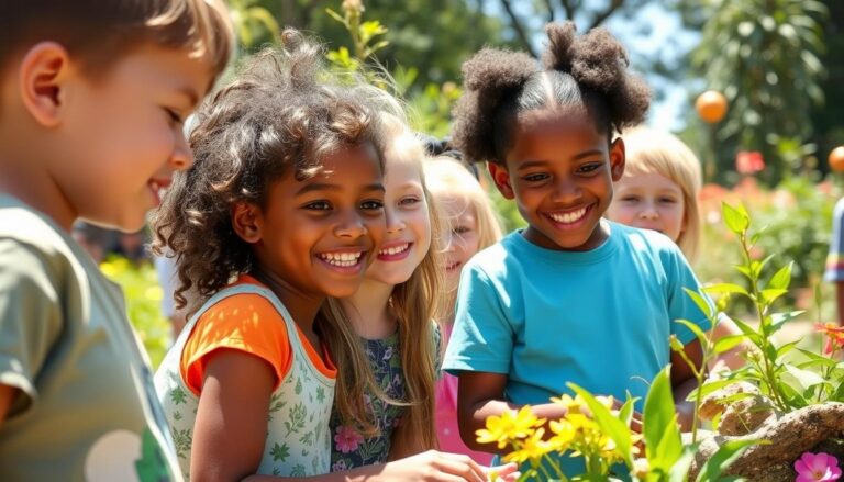 Children enjoying Sydney school holiday activities at Royal Botanic Garden