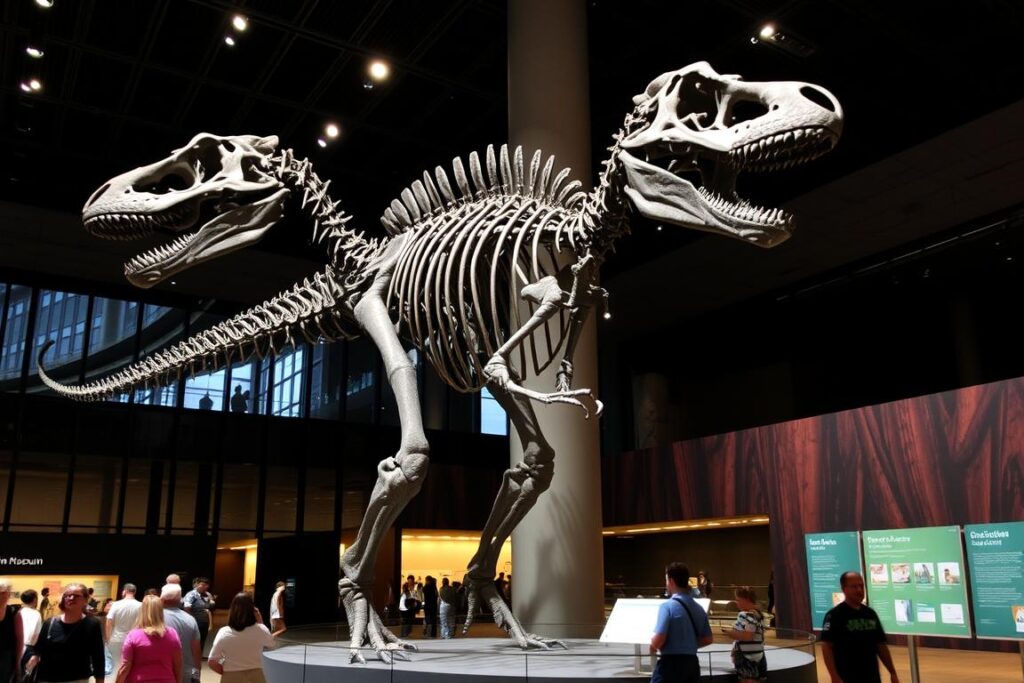 Dinosaur exhibit at the Australian Museum, one of the best Sydney science museums