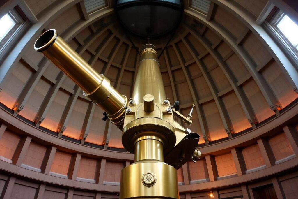 Historic telescope at Sydney Observatory, one of the best Sydney science museums