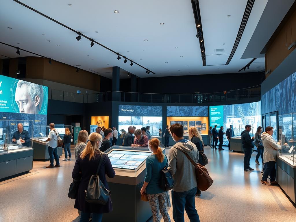Interactive technology exhibit at the Powerhouse Museum, one of the best Sydney science museums