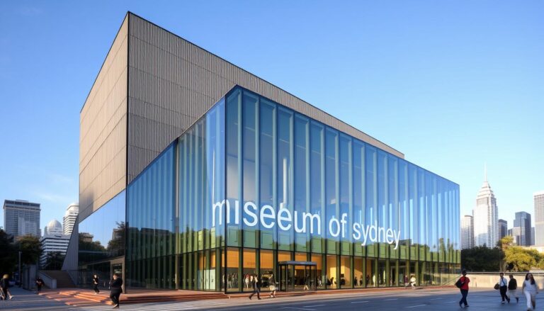Museum of Sydney History exterior showing the site of first Government House