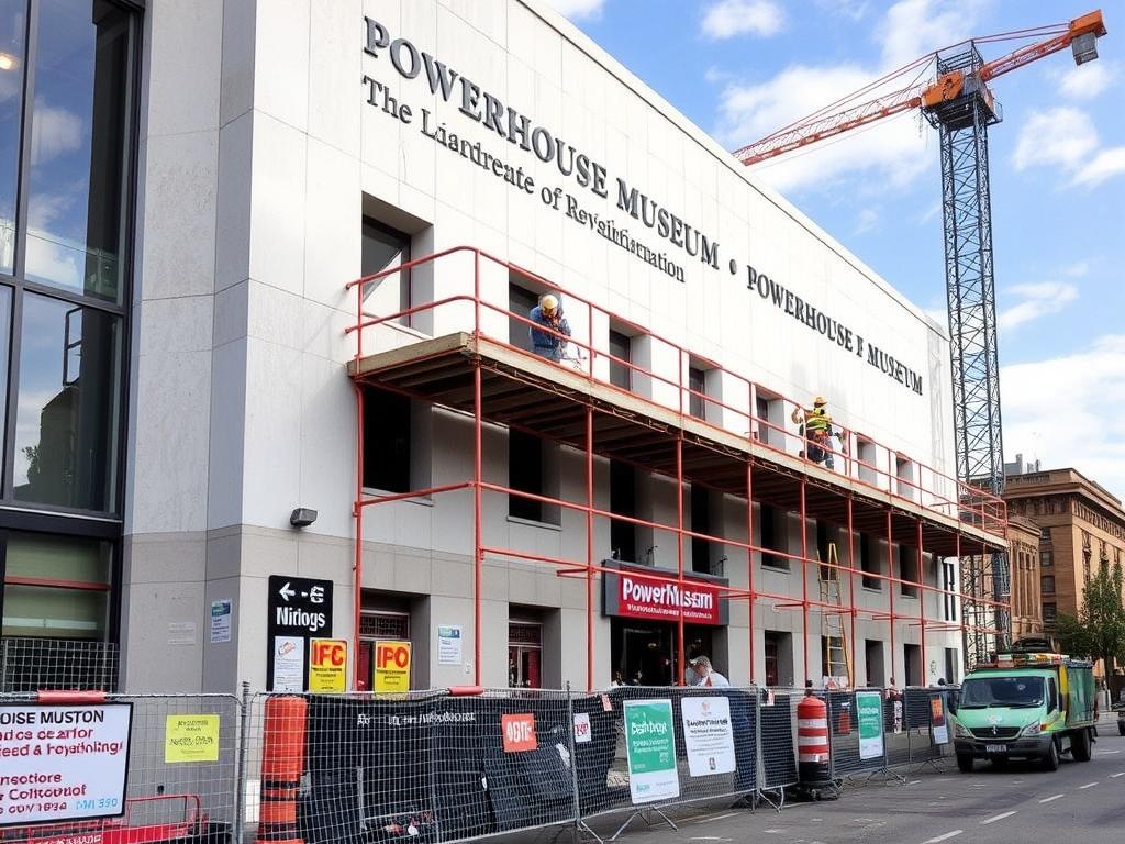 Powerhouse Museum construction progress