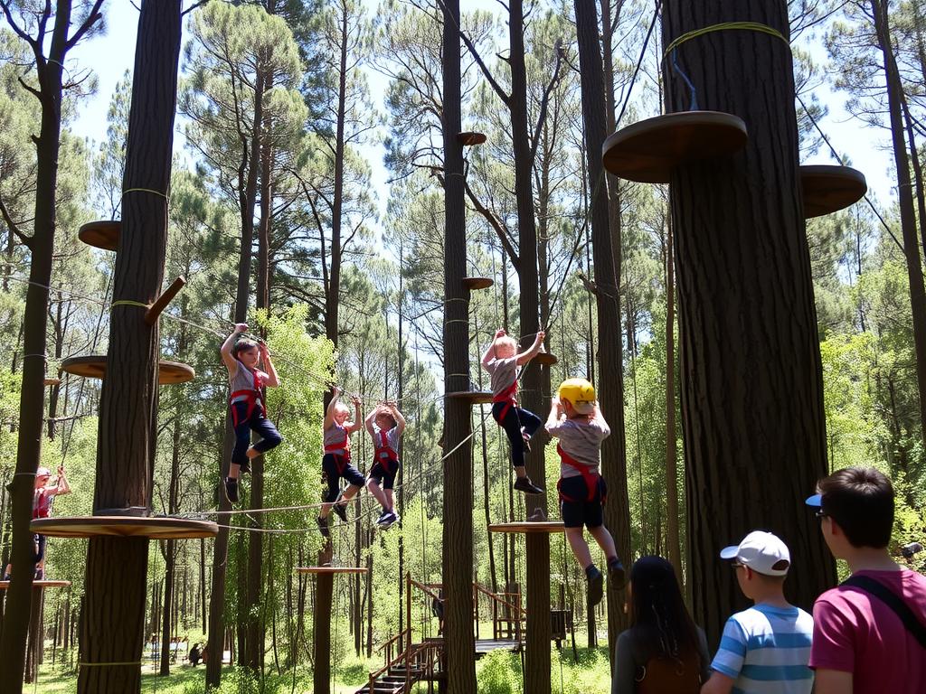 Sydney school holiday activities at adventure park