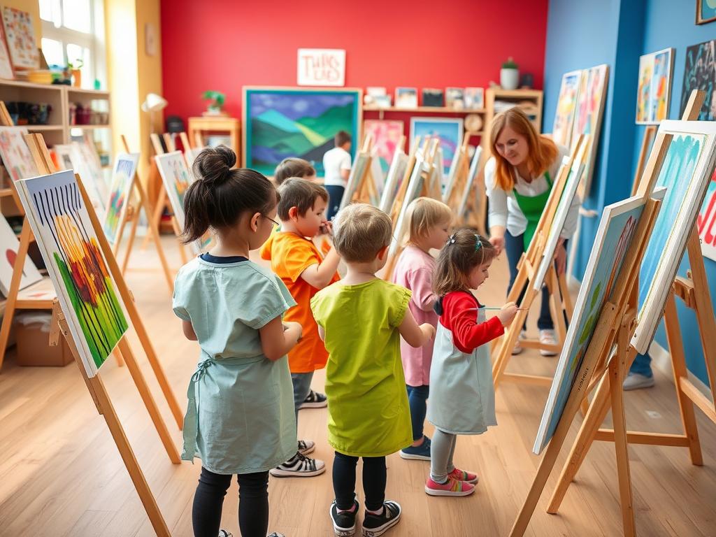 Sydney school holiday activities at art studio