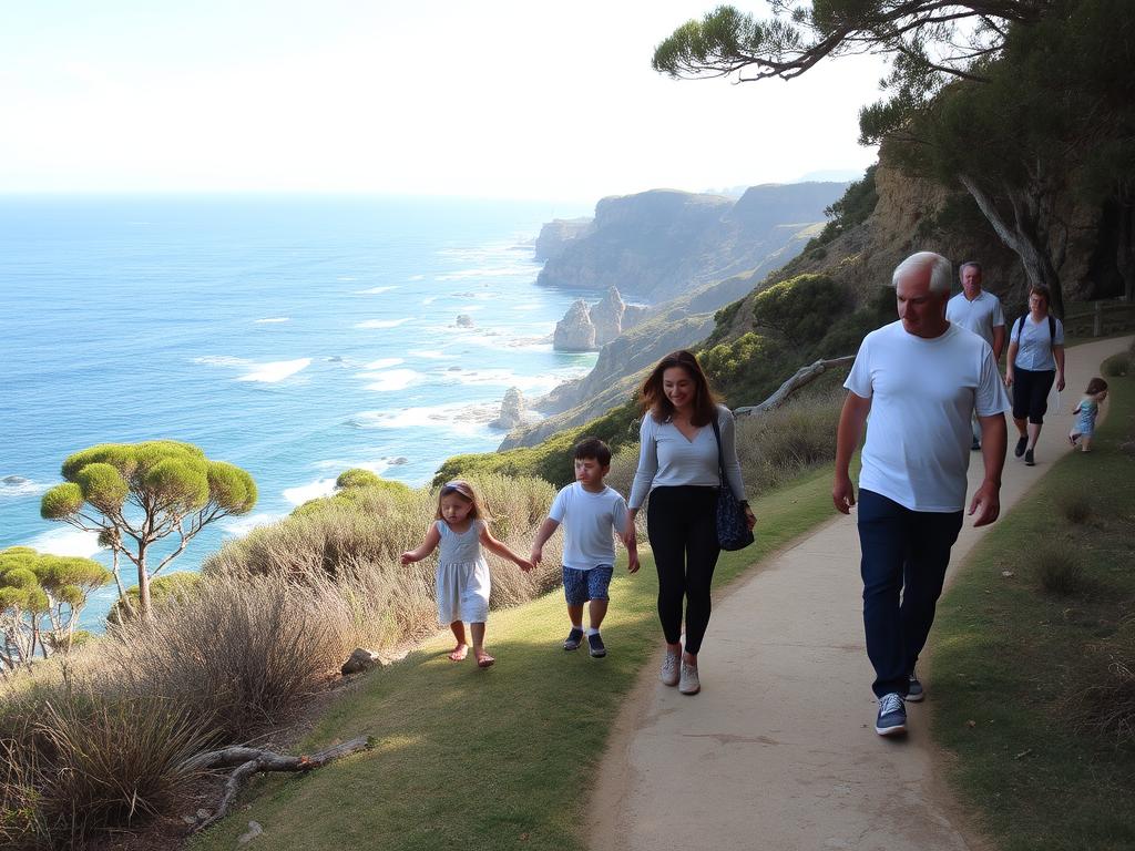 Sydney school holiday activities at coastal walk