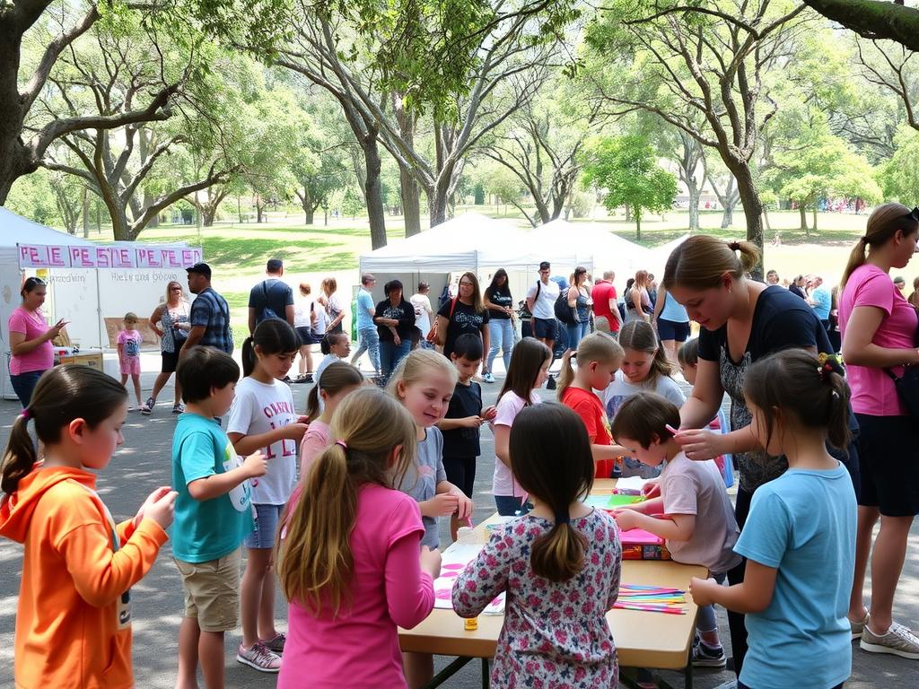 Sydney school holiday activities at community festival