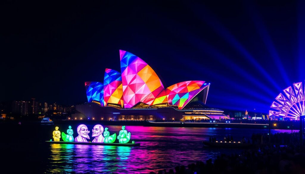 Cultural festival dates Sydney: Vivid Sydney light installations