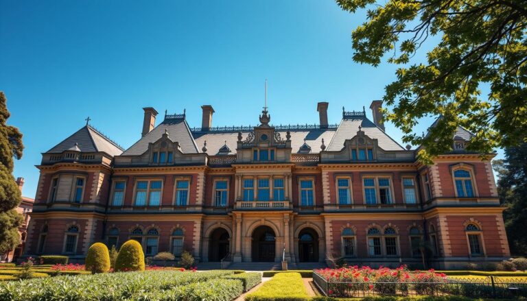 Government House Sydney Tour exterior view showing Gothic revival architecture