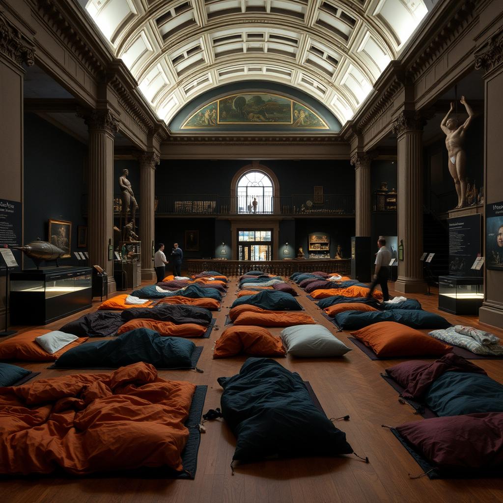 Sydney Museum Night Tours sleepover events