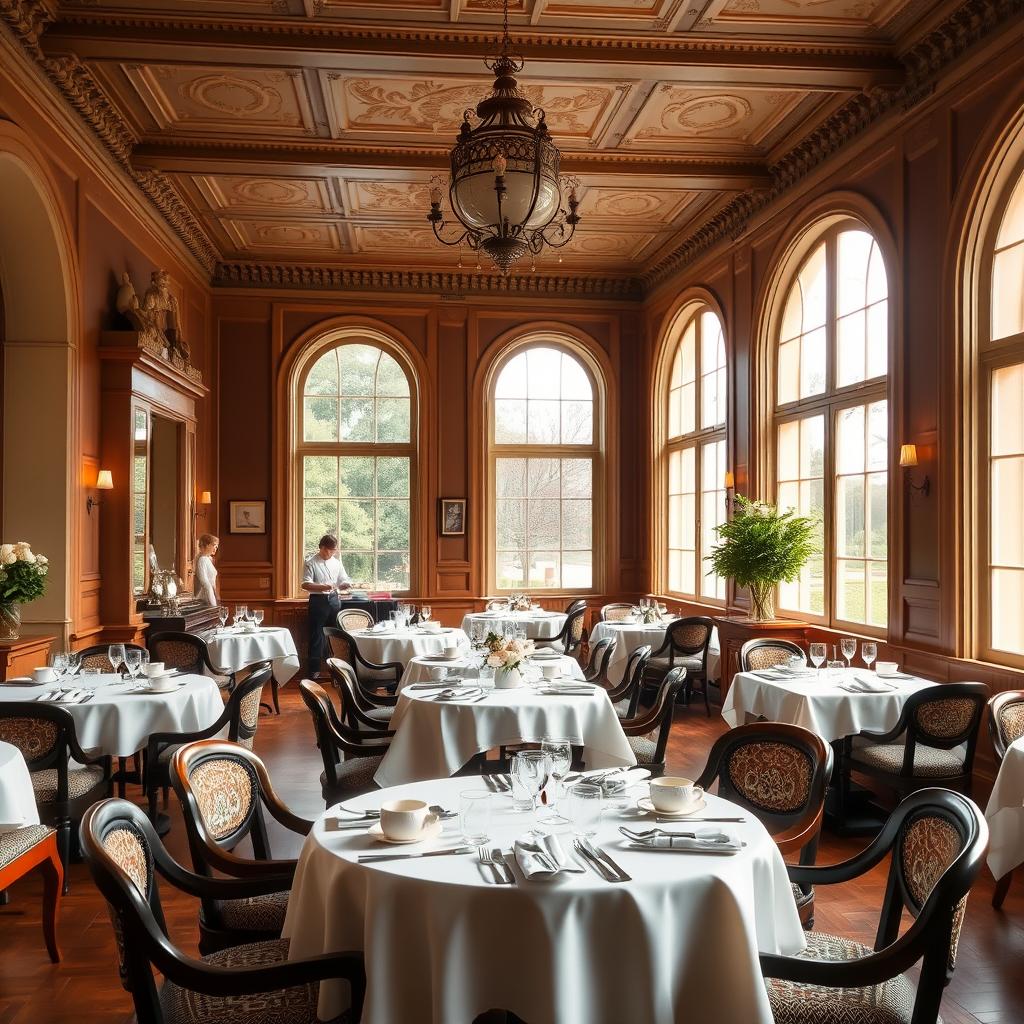 The historic tearoom at Vaucluse House mentioned in Sydney Living Museums reviews